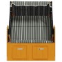 Strandkorb Strandkorb Baldachin Kunstrattan Holz schwarz grau von vidaXL, Liegen - Ref: Foro24-318657, Preis: 245,58 €, Rabat...
