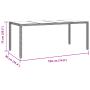 Conjunto de comedor de jardín de 9 piezas beige ratán poliéster de , Sillas de jardín - Ref: Foro24-3365401, Precio: 549,46 €...