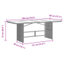 Juego de Comedor de Jardín de 7 Piezas en Poliratán Negro de , Sillas de jardín - Ref: Foro24-3365424, Precio: 441,52 €, Desc...