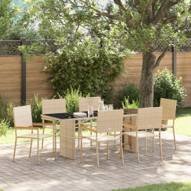 Juego de Comedor de Jardín de 5 Piezas - Textileno Gris y Acero | Foro24.es | Tu tienda online para hogar, jardín y más Foro24.es