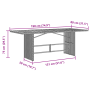 Conjunto de Comedor de Jardín  de 7 Piezas Gris Poliratán | Foro24.es | Tu tienda online para hogar, jardín y más Foro24.es