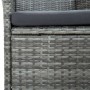 Garten Esstischgarnitur 5 tlg. und Kissen Kunststoff Rattan grau von vidaXL, Gartensets - Ref: Foro24-3094935, Preis: 451,49 ...