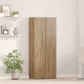 Gabinete de Oficina Set de 2 Roble Artesanal Madera Ingeniera de , Armarios archivadores - Ref: Foro24-3365559, Precio: 116,0...
