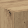Gabinete de Oficina Set de 2 Roble Artesanal Madera Ingeniera de , Armarios archivadores - Ref: Foro24-3365559, Precio: 116,0...