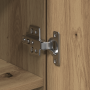 Alto Roble 80x35x180 cm Madera de , Taquillas y armarios de almacenamiento - Ref: Foro24-3365562, Precio: 182,23 €, Descuento: %