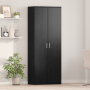 Mueble Alto de Roble Negro 70x35x180 cm Madera de , Taquillas y armarios de almacenamiento - Ref: Foro24-3365566, Precio: 168...