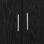 Mueble Alto de Roble Negro 70x35x180 cm Madera de , Taquillas y armarios de almacenamiento - Ref: Foro24-3365566, Precio: 168...