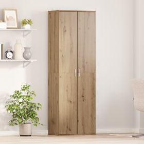 Highboard de Roble Artesanal 60x35x180 cm Madera Ingenierizada de , Taquillas y armarios de almacenamiento - Ref: Foro24-3365...