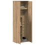 Highboard de Roble Artesanal 60x35x180 cm Madera Ingenierizada de , Taquillas y armarios de almacenamiento - Ref: Foro24-3365...