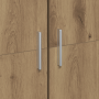 Highboard de Roble Artesanal 60x35x180 cm Madera Ingenierizada de , Taquillas y armarios de almacenamiento - Ref: Foro24-3365...