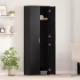 Armario Alto Róble Negro 60x35x180 cm Madera Resistente | Foro24.es | Tu tienda online para hogar, jardín y más Foro24.es