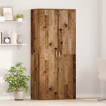 Alto Almacenamiento Madera Vieja 80x39x178 cm Madera Sólida de , Zapateros y organizadores de calzado - Ref: Foro24-3365570, ...
