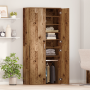 Alto Almacenamiento Madera Vieja 80x39x178 cm Madera Sólida de , Zapateros y organizadores de calzado - Ref: Foro24-3365570, ...