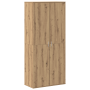 Mostrador Alto de Roble Artesanal 80x39x178 cm Madera Buena de , Zapateros y organizadores de calzado - Ref: Foro24-3365571, ...