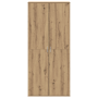Mostrador Alto de Roble Artesanal 80x39x178 cm Madera Buena de , Zapateros y organizadores de calzado - Ref: Foro24-3365571, ...