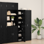 Alto de roble negro 30x42.5x185 cm Madera aglomerada de , Aparadores - Ref: Foro24-3365578, Precio: 131,91 €, Descuento: %