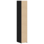 Alto de roble negro 30x42.5x185 cm Madera aglomerada de , Aparadores - Ref: Foro24-3365578, Precio: 131,91 €, Descuento: %