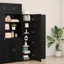 Altillo Roble Negro 50x42.5x185 cm Madera Ingeniada de , Aparadores - Ref: Foro24-3365587, Precio: 165,87 €, Descuento: %