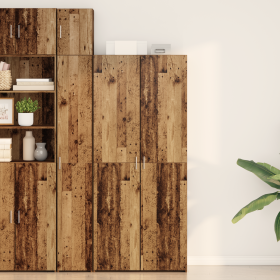 Buffet Alto Madera Vieja 40x42.5x185 cm Madera Procesada de , Aparadores - Ref: Foro24-3365594, Precio: 183,36 €, Descuento: %