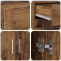 Armario de almacenamiento Madera antigua 80x42.5x93.5 cm Madera de ingeniería | Foro24.es | Tu tienda online para hogar, jardín y más Foro24.es