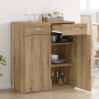 Armario de almacenamiento Roble 80x42.5x93.5 cm Madera de calidad de , Aparadores - Ref: Foro24-3365600, Precio: 144,39 €, De...