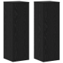 Soportes para Plantas 2 pcs Roble Negro 66x33x100 cm Madera Elaborada de , Soportes para macetas - Ref: Foro24-3365606, Preci...