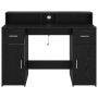 Escritorio Negro Roble 120x55x91 cm Madera Ingenierizada de , Escritorios - Ref: Foro24-3365609, Precio: 177,00 €, Descuento: %