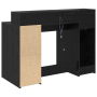 Escritorio Negro Roble 120x55x91 cm Madera Ingenierizada de , Escritorios - Ref: Foro24-3365609, Precio: 177,00 €, Descuento: %