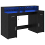Escritorio Roble Negro 140x55x91 cm Madera Ingenierizada de , Escritorios - Ref: Foro24-3365612, Precio: 215,11 €, Descuento: %