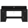 Escritorio Roble Negro 160x55x91 cm Madera Elaborada de , Escritorios - Ref: Foro24-3365615, Precio: 220,83 €, Descuento: %