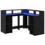 Escritorio Roble negro 130x130x91 cm Madera elaborada de , Escritorios - Ref: Foro24-3365617, Precio: 226,29 €, Descuento: %