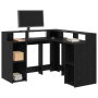 Escritorio Roble negro 130x130x91 cm Madera elaborada de , Escritorios - Ref: Foro24-3365617, Precio: 226,29 €, Descuento: %