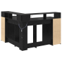 Escritorio Roble negro 130x130x91 cm Madera elaborada de , Escritorios - Ref: Foro24-3365617, Precio: 226,29 €, Descuento: %