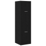 cabinet boticario Roble Negro 40x41x144.5 cm Madera Ingenierizada de , Taquillas y armarios de almacenamiento - Ref: Foro24-3...