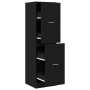 cabinet boticario Roble Negro 40x41x144.5 cm Madera Ingenierizada de , Taquillas y armarios de almacenamiento - Ref: Foro24-3...