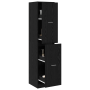 Armario de Boticario Roble Negro 40x41x174.5 cm Madera de Ingeniería de , Taquillas y armarios de almacenamiento - Ref: Foro2...