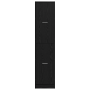 Armario de Boticario Roble Negro 40x41x174.5 cm Madera de Ingeniería de , Taquillas y armarios de almacenamiento - Ref: Foro2...