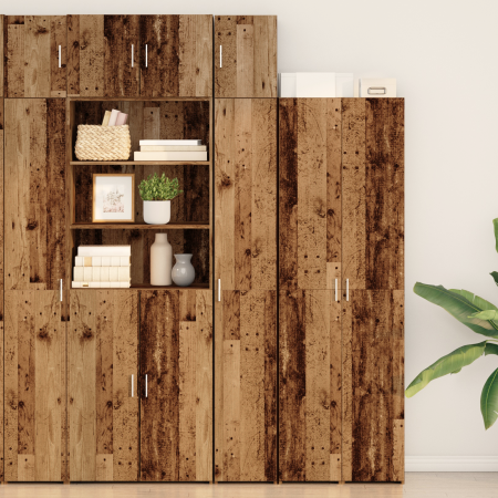 Gabinete Delgado Madera Vieja 30x42.5x225 cm Madera Ingenierizada de , Aparadores - Ref: Foro24-3365627, Precio: 158,09 €