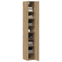 Armario de Almacenamiento Slim Roble Artesanal 30x42.5x225 cm Madera Elaborada de , Aparadores - Ref: Foro24-3365628, Precio:...