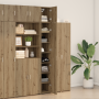 Armario de Almacenamiento Slim Roble Artesanal 30x42.5x225 cm Madera Elaborada de , Aparadores - Ref: Foro24-3365628, Precio:...