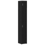 Armario Slim de Roble Negro 30x42.5x225 cm Madera Elaborada de , Aparadores - Ref: Foro24-3365629, Precio: 167,38 €, Descuent...