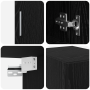 Armario Slim de Roble Negro 30x42.5x225 cm Madera Elaborada de , Aparadores - Ref: Foro24-3365629, Precio: 167,38 €, Descuent...