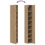 Armario de Almacenamiento Slim Roble Artesanal 30x42.5x225 cm Madera Elaborada de , Aparadores - Ref: Foro24-3365628, Precio:...