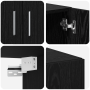 Gabinete de Almacenamiento Roble Negro 70x42.5x225 cm Madera de Calidad de , Aparadores - Ref: Foro24-3365634, Precio: 246,34...