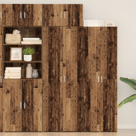 Gabinete de Almacenamiento Madera Vieja 70x42.5x225 cm Madera Elaborada de , Aparadores - Ref: Foro24-3365635, Precio: 225,19...