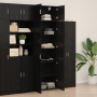 Armario de Almacenamiento Roble Negro 70x42.5x225 cm Madera de Calidad de , Aparadores - Ref: Foro24-3365637, Precio: 236,68 ...