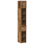 Gabinete delgado Madera vieja 30x42.5x225 cm Madera de ingeniería de , Aparadores - Ref: Foro24-3365640, Precio: 133,57 €, De...