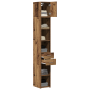 Gabinete delgado Madera vieja 30x42.5x225 cm Madera de ingeniería de , Aparadores - Ref: Foro24-3365640, Precio: 133,57 €, De...