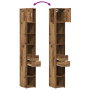 Gabinete delgado Madera vieja 30x42.5x225 cm Madera de ingeniería de , Aparadores - Ref: Foro24-3365640, Precio: 133,57 €, De...
