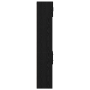Gabinete de Almacenamiento Slim Roble Negro 30x42.5x225 cm Madera Ingienrada de , Aparadores - Ref: Foro24-3365642, Precio: 1...